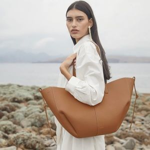 Polene Cyme Bag in Camel, Full Size, EUC